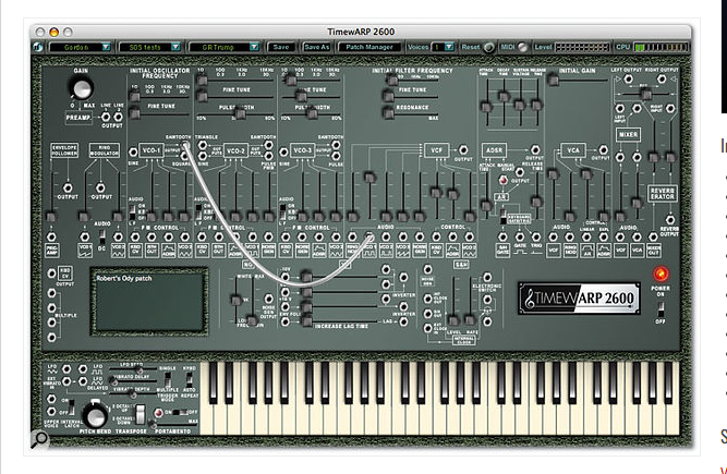 SONiVOX TimewARP 2600